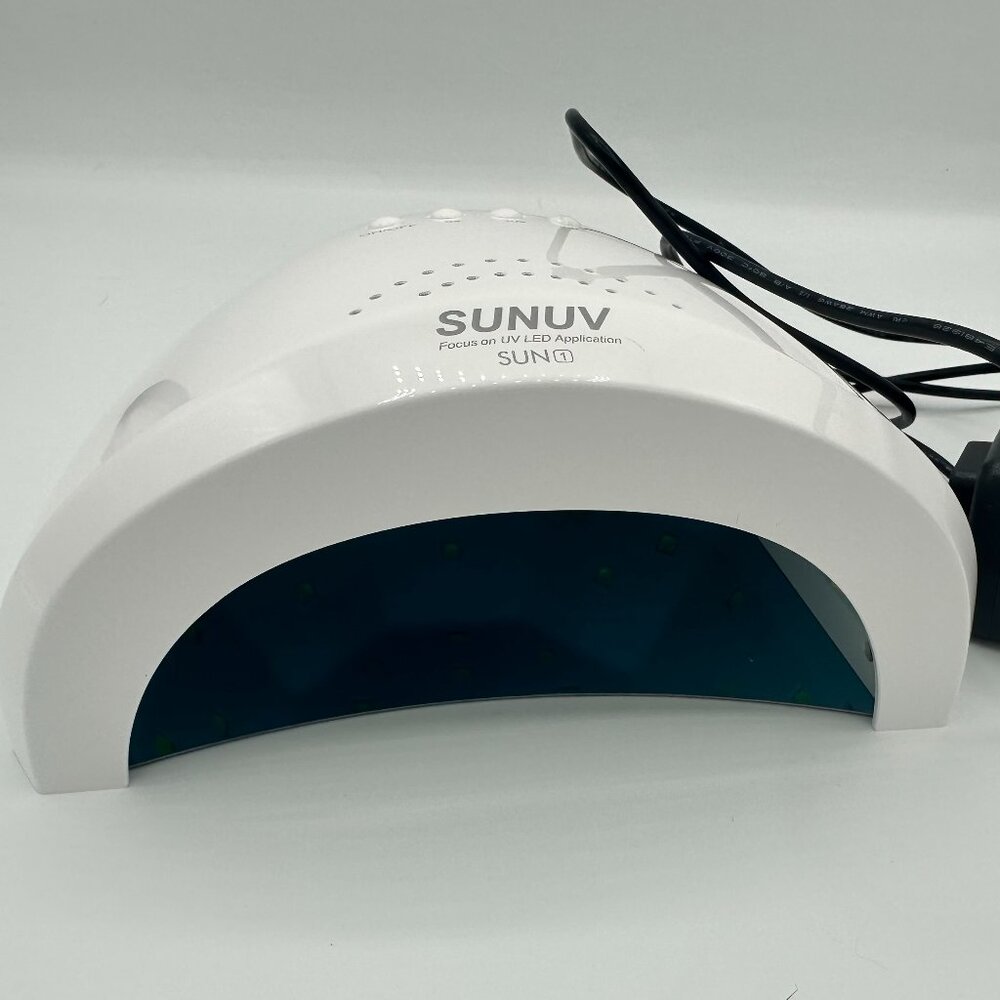 UV LED Nail Lamp with Nail Polish Organizer Case